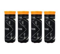 Racketworld NOX Pro Titanium Padel Ball, 4 Tubes of 12 Balls | 4 Tubes / 12 Balls