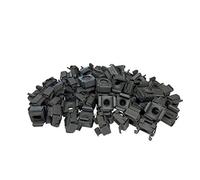 RackGold Black M6 Cage Nuts 50 Pack - USA Made