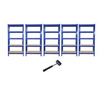Garage Racking Bundle Boltless 5-Tier Garage Shelves Heavy Duty Storage