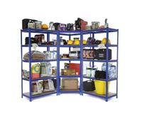 Racking Solutions Heavy Duty Garage Corner Shelving Kit, 1 Corner Unit 1800mm X 900mm X 450mm Free Next Working Day Delivery