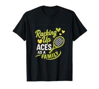 Racking Up Aces as a Family Tennis Graphic Novelty T-Shirt
