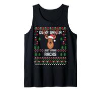 Racks Deer Antlers Stag Hunter Christmas Ugly Xmas Sweater Tank Top