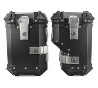 Racks Motorbikes Rac For CFMOTO 800MT CF 800 MT Motorcycle Trunk Top Box Side Luggage Case Pannier Rack Frame Rear Helmet Topcase Support Shelf(Luggage Bracket)(38l Side Box Black)