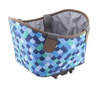 Racktime Unisex - Adult Agnetha Bicycle Basket, Blue, 1 Size