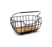 Racktime Unisex - Adult Baskit Breeze Bicycle Basket, Black, 1 Size