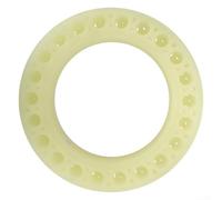 Rackumic 10 Inch Solid Luminous Tire for No 9 G30 Max60 Max70 6.5 Hollow Fluorescent Wheel with Wear TPS Material for Night Riding Safety in Fluorescent Green(Fluorescent green)