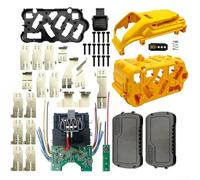 Rackumic 15 Cells 21700 Lithium Battery Case Storage Protection Board Plastic Shell Housing Repair Assembly Component for 18V 20V 60V Power Tool Battery Pack