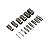 Rackumic 15pcs Round Leather Hole Punch Die Set High Carbon Steel Hollow Punch Tool 1mm to 15mm for Making Holes in Belts Bags Wallets Shoes and DIY Leather Craft Projects