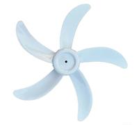 Rackumic 18 Inch ABS Fan Replacement for Stand and Table Fans Five Low Noise High Temperature Resistance Diameter 450mm Center Hole 8mm Airflow Cooling(white)