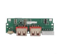 Rackumic 22.5W Fast Charging Module Digital Display DIY Power Bank Motherboard PD QC VOOC Multi Protocol Support Type C and Dual USB Ports LED Screen Compact Size for Electronics Projects