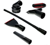 Rackumic 6 Piece 35mm Vacuum Cleaner Accessories Kit for Kärcher Includes Sofa Suction Tool Round Brush Flexible Crevice Tool Crevice Nozzle Large Flat Mouth Sofa Attachment and Adapter