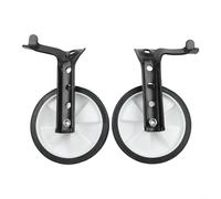 Rackumic Adjustable Bike Training Wheels for 16-24 Inch Stainless Steel Stabilisers to Assist Beginners in Learning Balance on Multi-speed Bikes(Black)