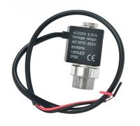 Rackumic Air Compressor Solenoid Valve Unloading Bleed Check Valve Cast Aluminum Oil Mute Power Off Exhaust for Air PumpType B 10x1mm Black(C)