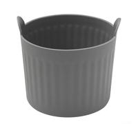 Rackumic Air Fryer Baking Ramekins 12 Pack Silic Muffin Cups Nonstick Bakeware for Oven Microwave Steamer 6.3x5.91x2.76 Inches for Home Cooking(Gray)