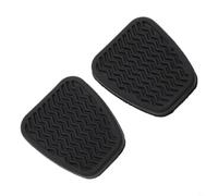Rackumic Black Rubber Foot Pedal Covers Set for Manual Cars