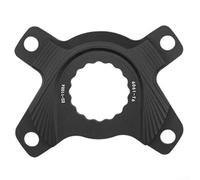 Rackumic Chain Adapter Direct Mount BCD110 4-Bolt for GXP for XTR with 6061 Aluminum Alloy Construction for Road and MTB Crank Upgrades in Black Color(EC-110 * 4)