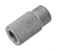 Rackumic Drill Sleeve Bushing 4mm to 10mm Stainless Steel for Dowelling Jig Wood Drilling Guide Locator Positioning Hole Punch Accessory for Woodworking Hole Making Log Tenon Joinery(4mm)