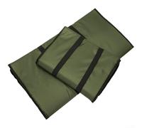 Rackumic Fishing Unhooking Pad European Type Beater Set 3 Layer Foldable Mat with Straps for Carp Fishing Green 80x35cm Polyester and Pearl Cotton Storage Gear for Huge Specimens(Green)