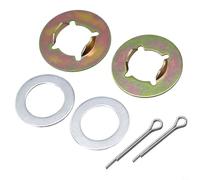 Rackumic Front Wheel Retainer Washer Set 3/4 Inch with Cotter Pins and Hardened Heat Treated Thrust Washers Numbers 714-0162 736-04228B 736-04228A 741-0516B for XT1 LT42 ZT1 LT46