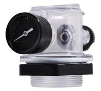 Rackumic Luminous Black 60psi Pressure Gauge for Pool Filter System 273564Z Featuring Air Release Valve and 1/4NPT Connection for Night Monitoring Strong Plastic Copper