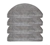 Rackumic Microfiber Mop Cloth Replacement Kit for Polaris PVCR 4250 4260 Robot Vacuum Cleaner Home Cleaning ory Set for and Child Friendly Floors Includes Grey 4 Pack and 10 Pack Options(4 PACK)