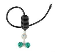 Rackumic Mist Spray Hanging Nozzle 3-Pack ABS Atomizer Sprinkler Head for Greenhouse Garden Cooling Poultry Farm Humidity Control 13x19x4cm Green Black Grey(green)
