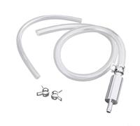 Rackumic Motorcycle Car Brake Bleeder Tool Kit Aluminum Body with Plastic Tube Internal Valve One Way Bleed System for Hydraulic Brake and Clutch Systems