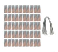 Rackumic Plant Labels 95x40mm Aluminium Tags for Garden Plant Identification Reusable Writeable Markers for Gardening Greenhouse Nursery Weatherproof Design