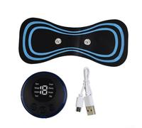 Rackumic Portable Electric Neck Massager USB for MINI Cervical Stimulator Featuring 8 Modes 19 Levels for Muscle Comfort and Lymphatic Drainage on Body Parts