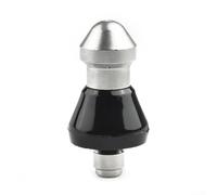 Rackumic Pressure Washer Drain Cleaning Nozzle 1 Front 6 Rear Jets 1/4 Inch Quick Connect Stainless Steel and Nylon 5000PSI Hot Water Compatible for Sewer and Pipe Cleaning