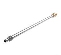 Rackumic Pressure Washer Extension Wand 16 Inch 40cm Lance Attachment for High Pressure Cleaner 1 4 Inch Quick Connect 4000 PSI Fits Most Brands Cleaning Tool Stainless Steel