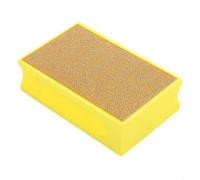 Rackumic Sanding Block Set 4pcs 60 100 200 400 Grit Emery Sponge Handheld Grinding Polishing Tool 95x60x30mm for Tile Glass Wood Marble Metal Restoration Finishing Corner Curved for SURFACE