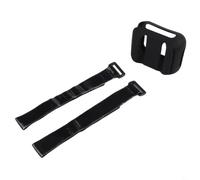 Rackumic Silic Speaker Case for JBL Go 4 Shockproof Protective Cover with Mounting Strap Portable Travel Black(Is black)