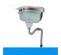 Rackumic Single Sink Kitchen Drain Pipe Flexible Anti PP PVC 30x13x6cm for Hygienic Cooking Space Stink Proof Built In Cockroach Stopper Adjustable for Various Basin for CONFIGURATIONS