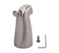 Rackumic Sliding Bath Spout Diverter Tub Faucet Solid Metal Construction Brushed Single Lever Control Fits 2 Inch Copper Water Pipe for Standard Bathroom Bathtub Zinc Alloy Material(Brushed)