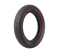 Rackumic Solid Tire 12x2.125 Inch Non-Pneumatic Puncture-Proof Rubber Wheel with Hycomb Shock Absorption for Electric Bicycle Scooter Heavy Duty Load Black Red(red)