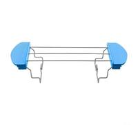 Rackumic Toaster Warming Rack Stainless Steel Bread Slice Grill Sandwich Holder Anti Scald Handles Compatible Size for Most Toaster Machines Accessory 26x9.2x5cm(Blue)