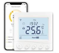 Rackumic WiFi Programmable Thermostat for Underfloor Heating Temperature Regulator Compatible with for alexa Google Assistant for tuya App Voice Control for Electric Floor and Boiler Systems