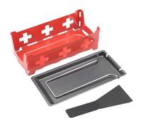 Raclette Grill, Portable Candlelight Cheese Raclette Non Stick Rotaster Baking Tray Stove Set Home Kitchen Grilling Tool