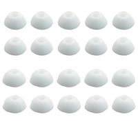 RACOFSB 5 Sets Pro Fingerboard Bushings 75A Good Rebound Urethane Material for Professional Fingerboard Trucks (75A White)