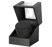 Racokky Automatic Single Watch Winder Box, Black, Classic