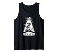 Racoon Cowboy on a Turtle Under UFO Spotlight Tank Top