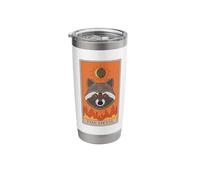 Racoon Devil Tarot Card Design for a Tarot Card Reader Stainless Steel Insulated Tumbler