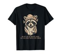 Racoon Don't Ask me for Life Advice Value Graphic T-Shirt