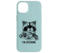 Racoon funny cute tea therapy animal friend vintage ironic Case for iPhone 14 Plus