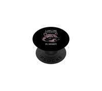 Racoon Funny I Don't Like Contributing to Society PopSockets Adhesive PopGrip