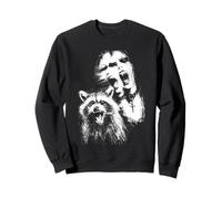 Racoon Gothic Dark Horror Grunge Graphic Sweatshirt