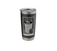 Racoon Hermit Tarot Card Design for a Tarot Card Reader Stainless Steel Insulated Tumbler