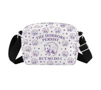 Racoon Opossum Shoulder Bag The Horrors Persist But So Do I Crossbody Bag Mental Health Gift Opossum Lover Gift (Horrors Persist HB)