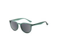 Racoon Polarised Sunglasses in Crystal Light Green & Grey